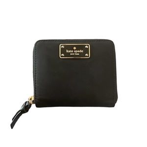 Kate Spade Green Darci Wilson Road Small Zip Around Wallet